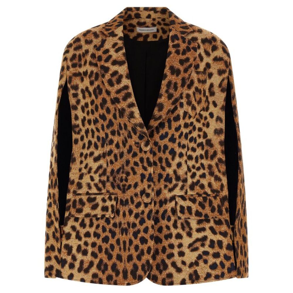Federica Bonifaci Women 'Cape Leopard' Blazer